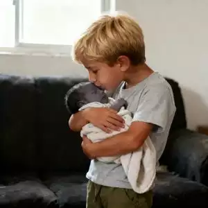 A baby was born without a heartbeat… but when his older brother held him, something incredible happened.