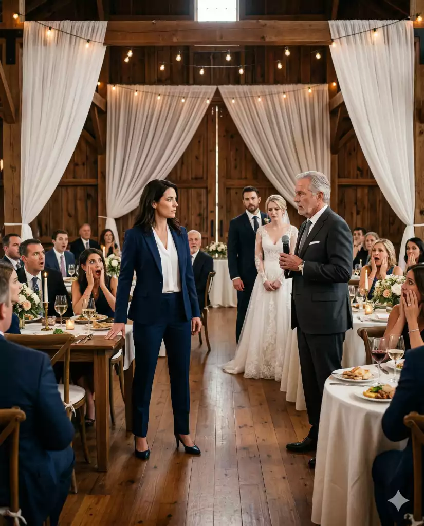 I raised my sister on my own. At her wedding, her father-in-law humiliated me in front of everyone… until I stood up. “Do you even know who I am?” I asked quietly. His face went pale.