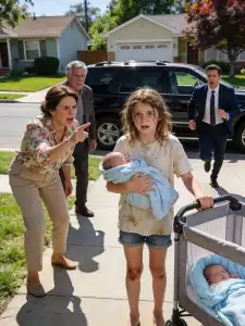 They threw me out into the heat with two feverish babies and an empty bottle… three months after my parents’ funeral, a lawyer whispered: ‘Your parents didn’t die by accident.’ So why was my uncle already smiling outside the courtroom?